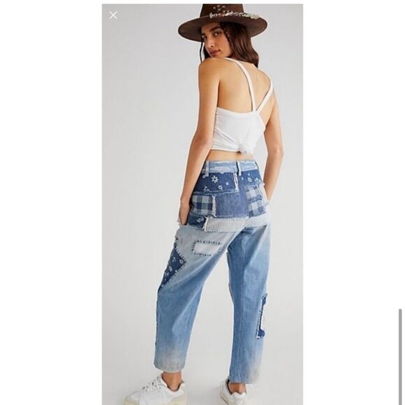 Free people × We The Free Azalea Daisy
Patchwork Blue Jeans
Size 28
New with tag - Picture 8 of 11